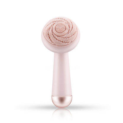 Vibration Massage Brush Cleaner, Electric Facial Cleaner Silicone Waterproof Skin Care Machine, Rechargeable Beauty Tool