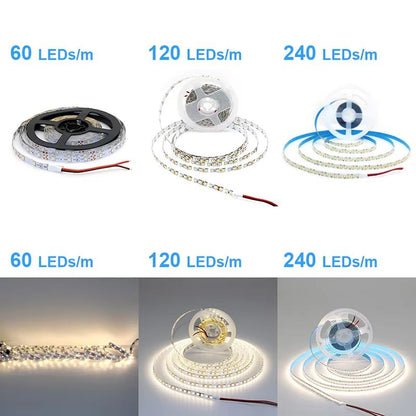 LumiFlex 2835 LED Strip Light  5M Flexible Waterproof Light Strip DC12V24V 3001200 LEDs Cuttable Ho 3