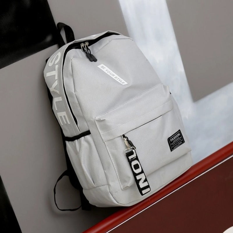 Korean Style Large Capacity Backpack Fashion Trend Bag For Men And Women High School And Junior Sch 1