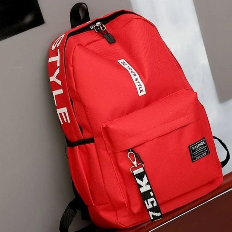 Korean Style Large Capacity Backpack Fashion Trend Bag For Men And Women High School And Junior Sch 2
