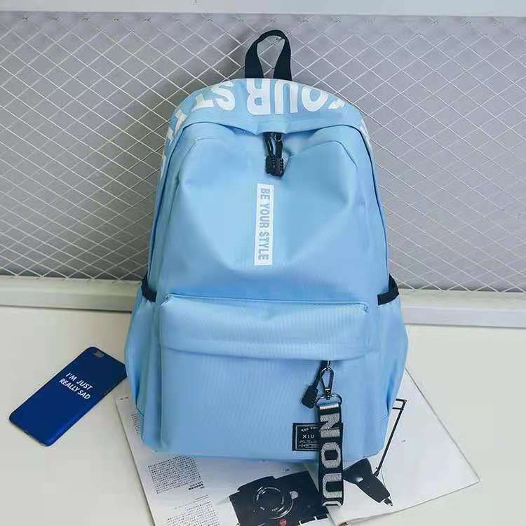 Korean Style Large Capacity Backpack Fashion Trend Bag For Men And Women High School And Junior Sch 13