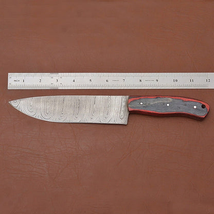 Handcrafted Damascus Chef Fillet Knife  Premium Kitchen Knife Gift For Men  Women 1