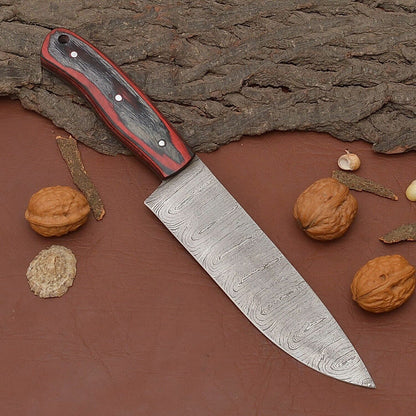Handcrafted Damascus Chef Fillet Knife  Premium Kitchen Knife Gift For Men  Women 2