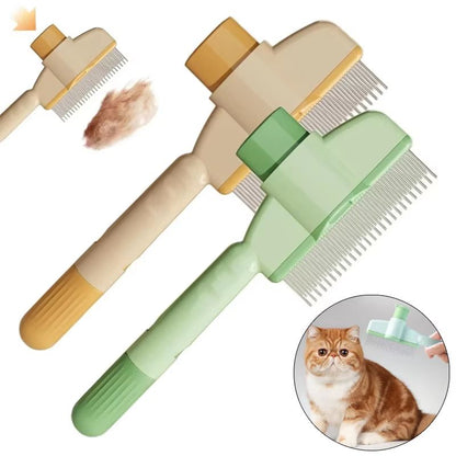 PurrEase Cat Grooming & Massage Brush – Professional Pet Hair Removal Comb for Cats & Kittens