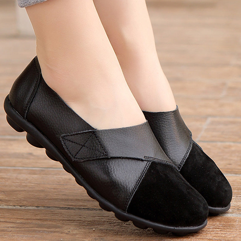 Womens Elegant Flats, Soft Leather Low Heels Casual Flat Shoes & Stylish Loafers for Women Footwear Collection