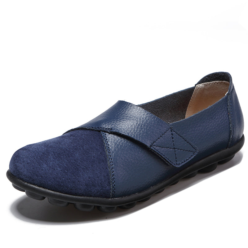 Womens Elegant Flats Soft Leather Low Heels Casual Flat Shoes  Stylish Loafers For Women Footwear C 5