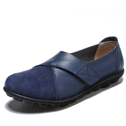 Womens Elegant Flats Soft Leather Low Heels Casual Flat Shoes  Stylish Loafers For Women Footwear C 5