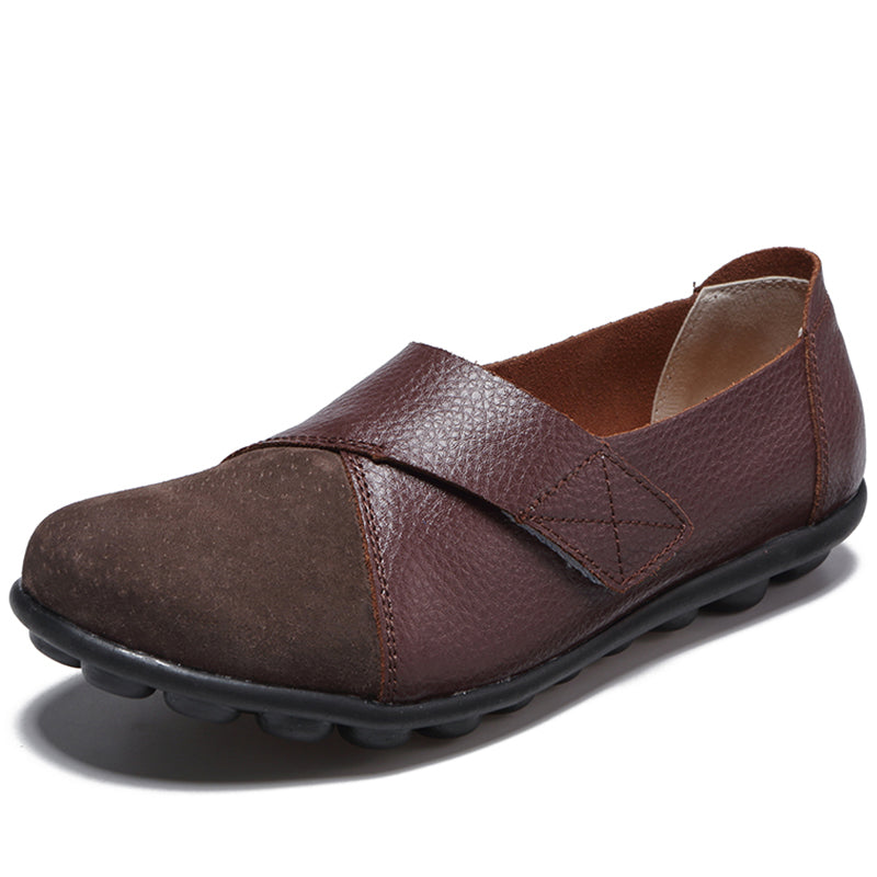 Womens Elegant Flats Soft Leather Low Heels Casual Flat Shoes  Stylish Loafers For Women Footwear C 6