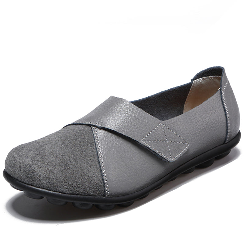 Womens Elegant Flats Soft Leather Low Heels Casual Flat Shoes  Stylish Loafers For Women Footwear C 7