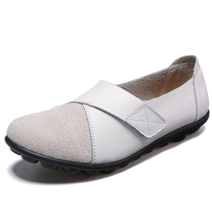 Womens Elegant Flats Soft Leather Low Heels Casual Flat Shoes  Stylish Loafers For Women Footwear C 9