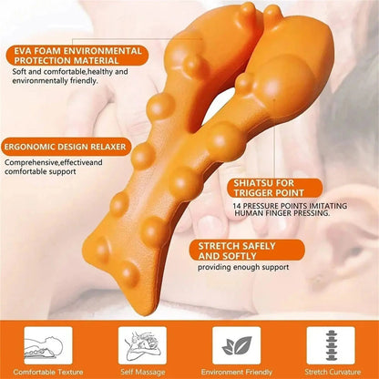Neck Support Device Massager For Neck Shoulder Stretcher Cervical Traction Device Trigger Point Mas 4