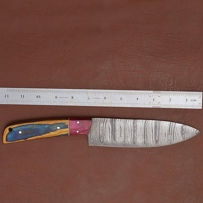 Damascus Steel Fillet Knife  HandForged 7 Chef Knife For Professional Use 1