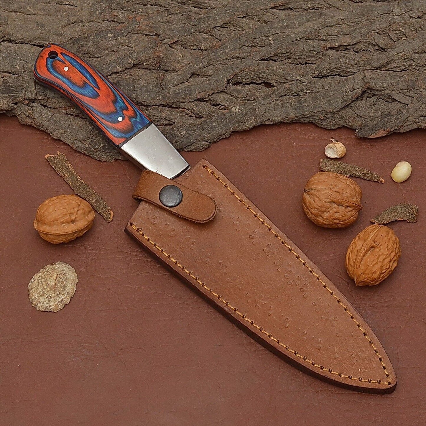 Professional Damascus Steel Fillet Knife  12 Custom Handmade Kitchen Knife 3