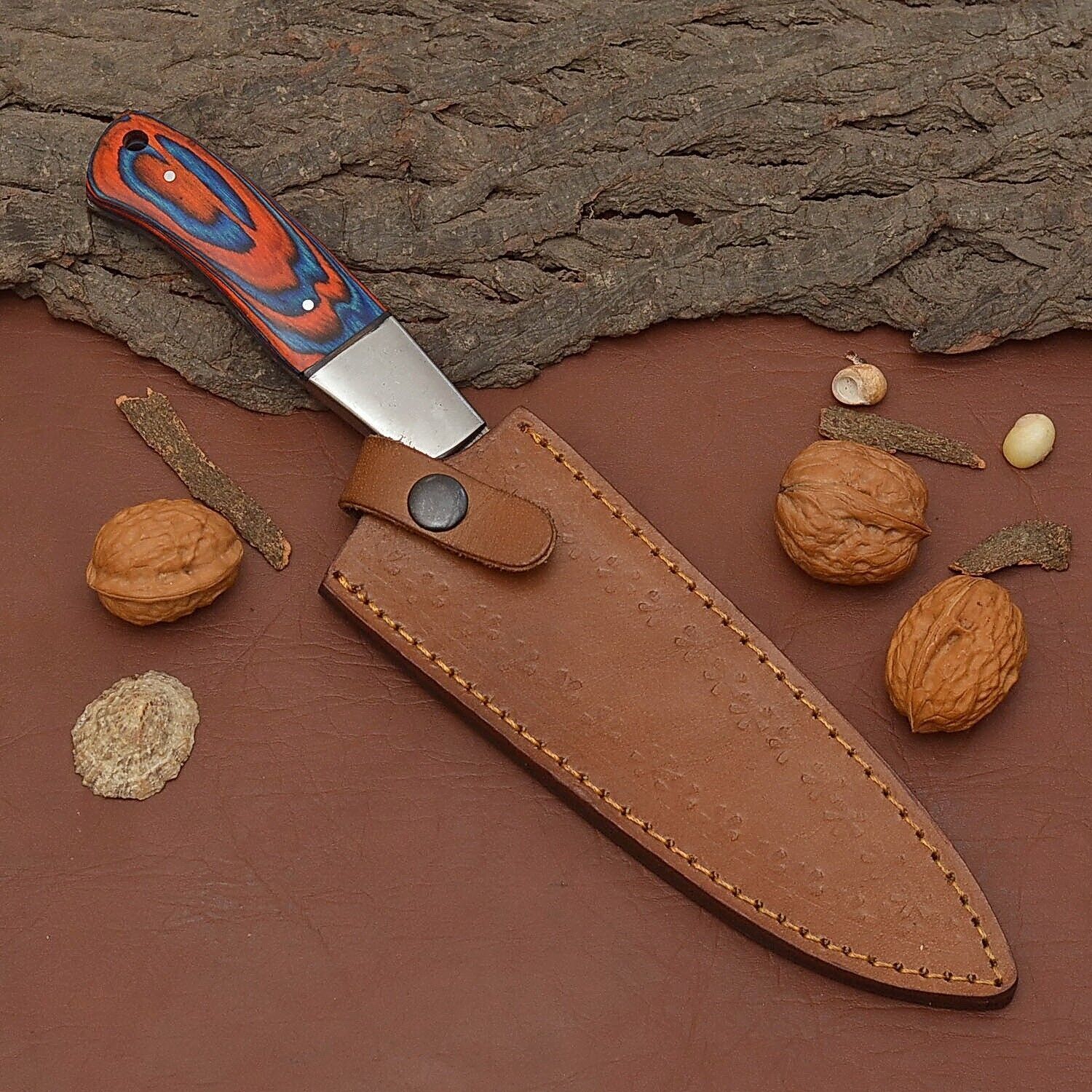 Professional Damascus Steel Fillet Knife  12 Custom Handmade Kitchen Knife 3