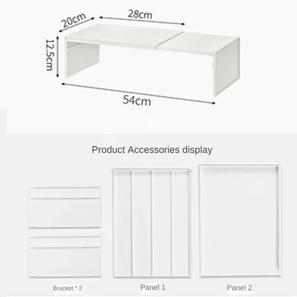 SpaceEase Retractable Kitchen Cabinet Organizer  Adjustable Shelf  Spice Rack For Cupboards Bottles 1