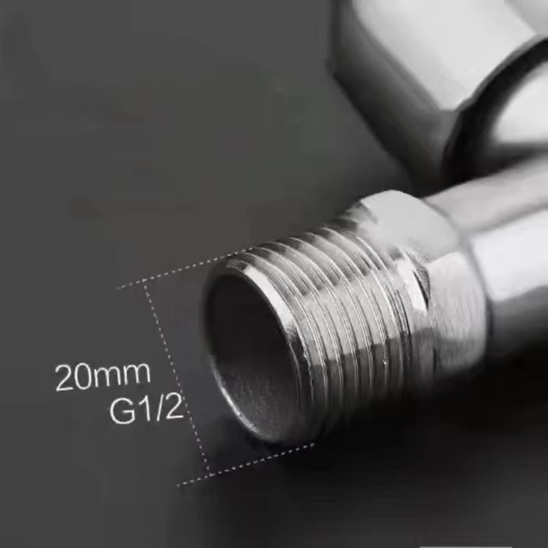 AquaFlow Dual Outlet Stainless Steel Faucet  12 Double Control Water Tap For Bathroom Bidet  Laundr 3