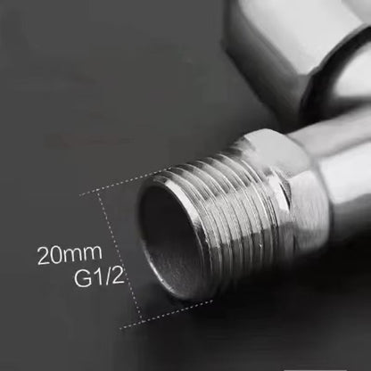 AquaFlow Dual Outlet Stainless Steel Faucet  12 Double Control Water Tap For Bathroom Bidet  Laundr 3