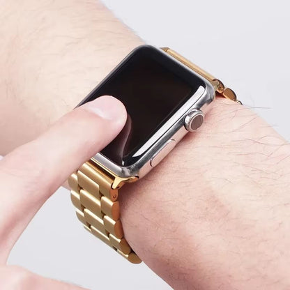 LuxeLink Stainless Steel Band For Apple Watch Ultra 321  Premium Metal Bracelet Strap For IWatch Se 2