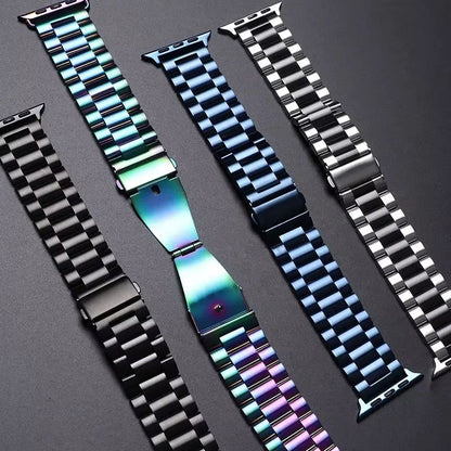 LuxeLink Stainless Steel Band For Apple Watch Ultra 321  Premium Metal Bracelet Strap For IWatch Se 3
