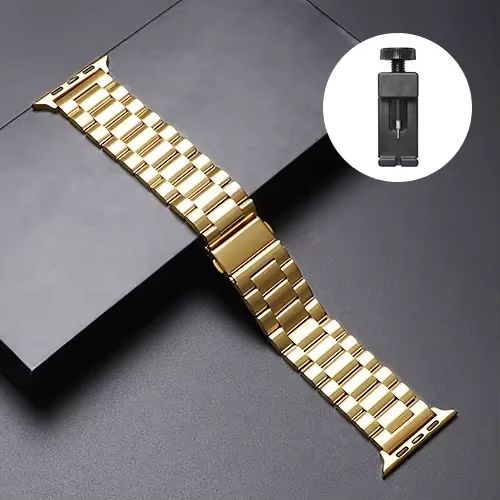 LuxeLink Stainless Steel Band For Apple Watch Ultra 321  Premium Metal Bracelet Strap For IWatch Se 14