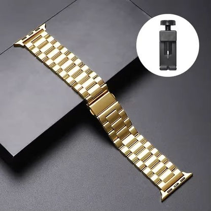 LuxeLink Stainless Steel Band For Apple Watch Ultra 321  Premium Metal Bracelet Strap For IWatch Se 14