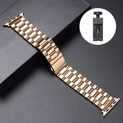 LuxeLink Stainless Steel Band For Apple Watch Ultra 321  Premium Metal Bracelet Strap For IWatch Se 15