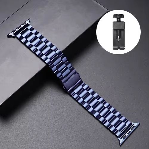 LuxeLink Stainless Steel Band For Apple Watch Ultra 321  Premium Metal Bracelet Strap For IWatch Se 17