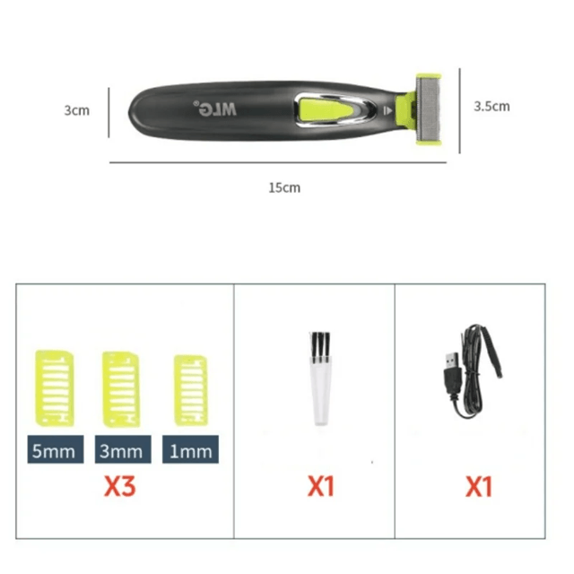 RechargeX Dual Edge USB Rechargeable Electric Razor 2