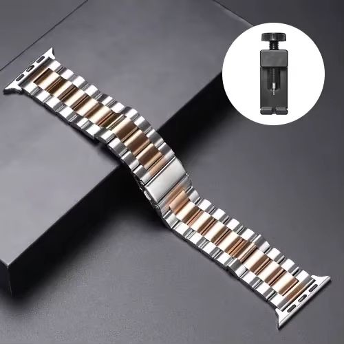 LuxeLink Stainless Steel Band For Apple Watch Ultra 321  Premium Metal Bracelet Strap For IWatch Se 20