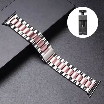 LuxeLink Stainless Steel Band For Apple Watch Ultra 321  Premium Metal Bracelet Strap For IWatch Se 21