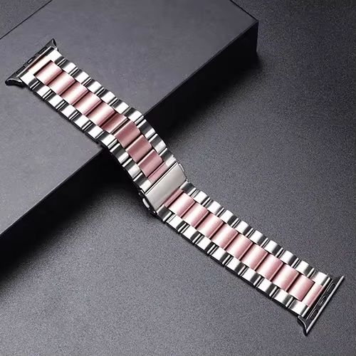 LuxeLink Stainless Steel Band For Apple Watch Ultra 321  Premium Metal Bracelet Strap For IWatch Se 23