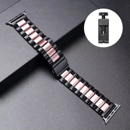 LuxeLink Stainless Steel Band For Apple Watch Ultra 321  Premium Metal Bracelet Strap For IWatch Se 24