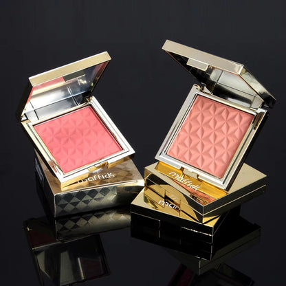 GlowMuse Gold Relief Blush Palette  LongLasting Nude Pink  Orange Shades For Natural Radiance 3