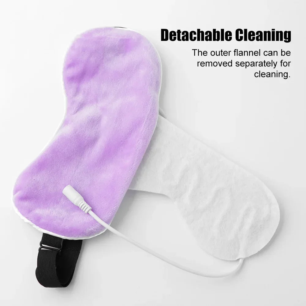 Warm Compress USB Heated Eye Mask Dark Circles  Puffiness Relief Eye Mask For Dry Eyes And Better S 4