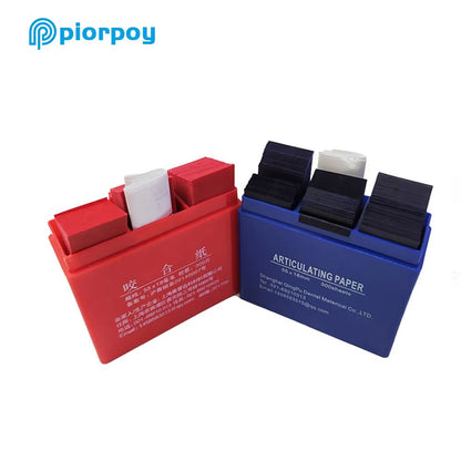 PIORPOY 300Pcs Dental Articulating Paper Strips  Occlusive Orthodontic Test Paper For Teeth Care Wh 1