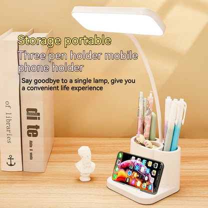 USB Desk Lamp Dimmable Eye Protection Reading Light Flexible Goose Neck For Bedroom Bedside Dormito 5