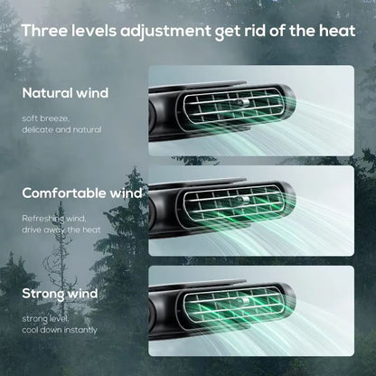 CoolRide Car Headrest Cooling Fan  3Speed Adjustable Rear Seat Air Circulation Fan For Summer Comfo 3