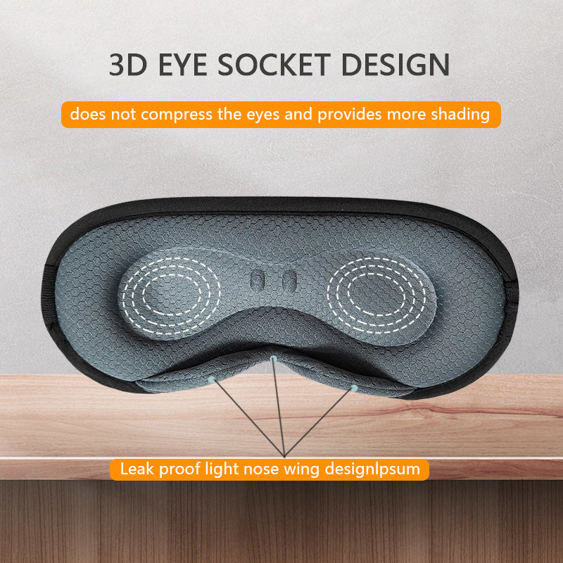 Electric Heating 3D Eye Mask, USB Power, Steam Eye Protection, Hot Intelligent, Sleep Shading
