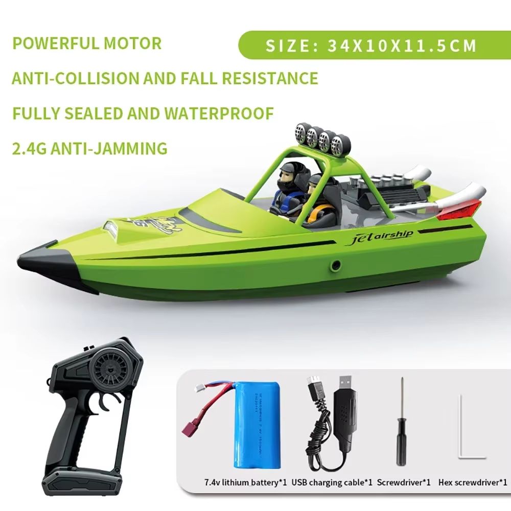 TY725 HighSpeed RC Jet Boat  Turbojet Remote Control Boat With Low Battery Alarm For Adults  Kids 9
