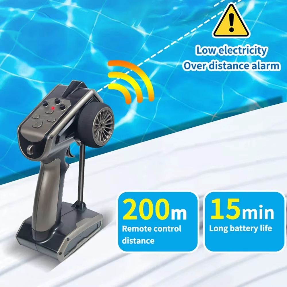 TY725 HighSpeed RC Jet Boat  Turbojet Remote Control Boat With Low Battery Alarm For Adults  Kids 3
