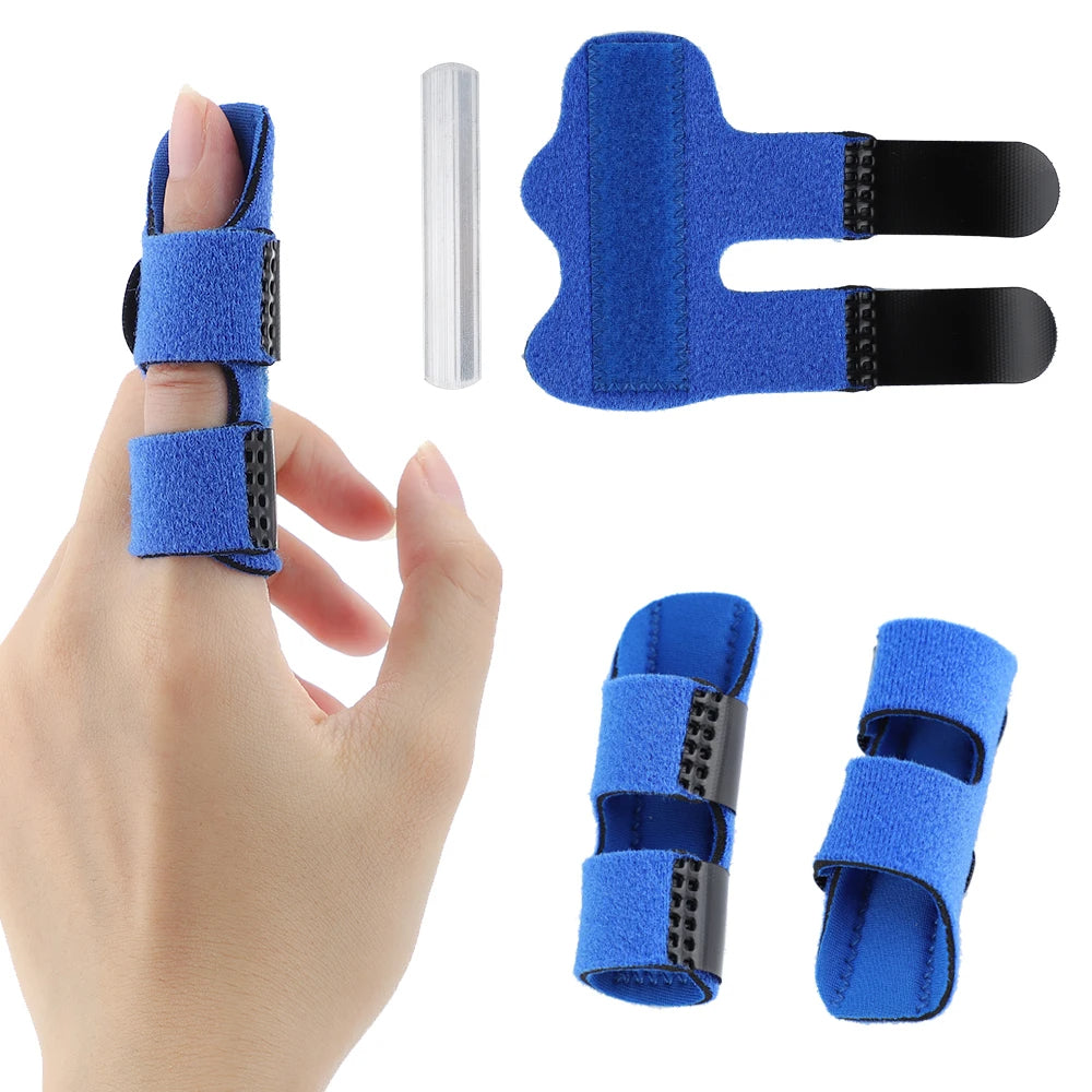 Aluminium Finger Splint, Fracture Protection Brace, Pain Relief Support With Fixed Bandage