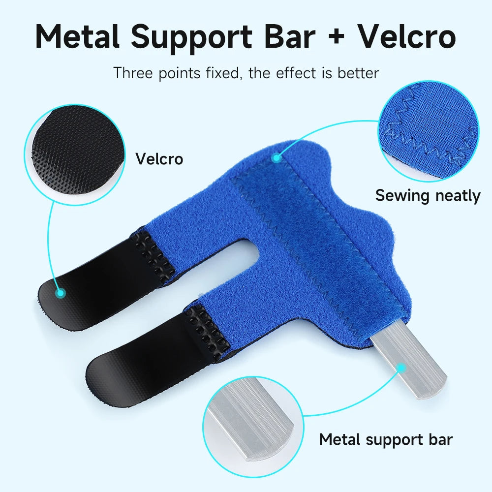Aluminium Finger Splint, Fracture Protection Brace, Pain Relief Support With Fixed Bandage