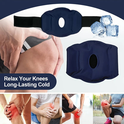Hot Cold Therapy Reusable Gel Knee Pack Easing Discomfort Foot Relaxation Support 2
