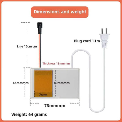 LumiTouch 12V LED Smart Mirror Switch  Adjustable Brightness Touch Sensor Kit For Bathroom  Makeup  3