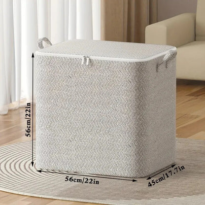 Closet Wardrobe Organizer, Non-woven Material Storage Bag, Large Capacity Household for Quilt, Clothing, Toys