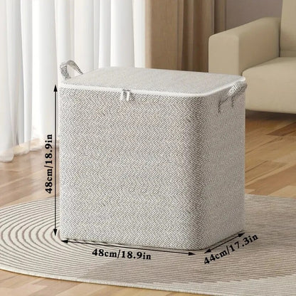 Closet Wardrobe Organizer, Non-woven Material Storage Bag, Large Capacity Household for Quilt, Clothing, Toys