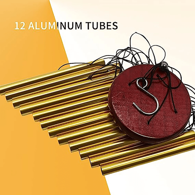HarmonyTones 12 Tube Aluminum Alloy Wind Chimes 1