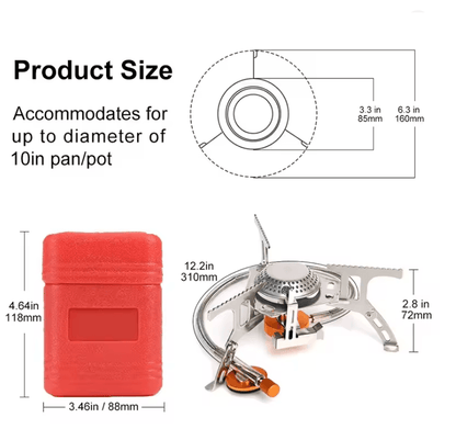TrailFlame 3500W Portable Camping Gas Stove 1