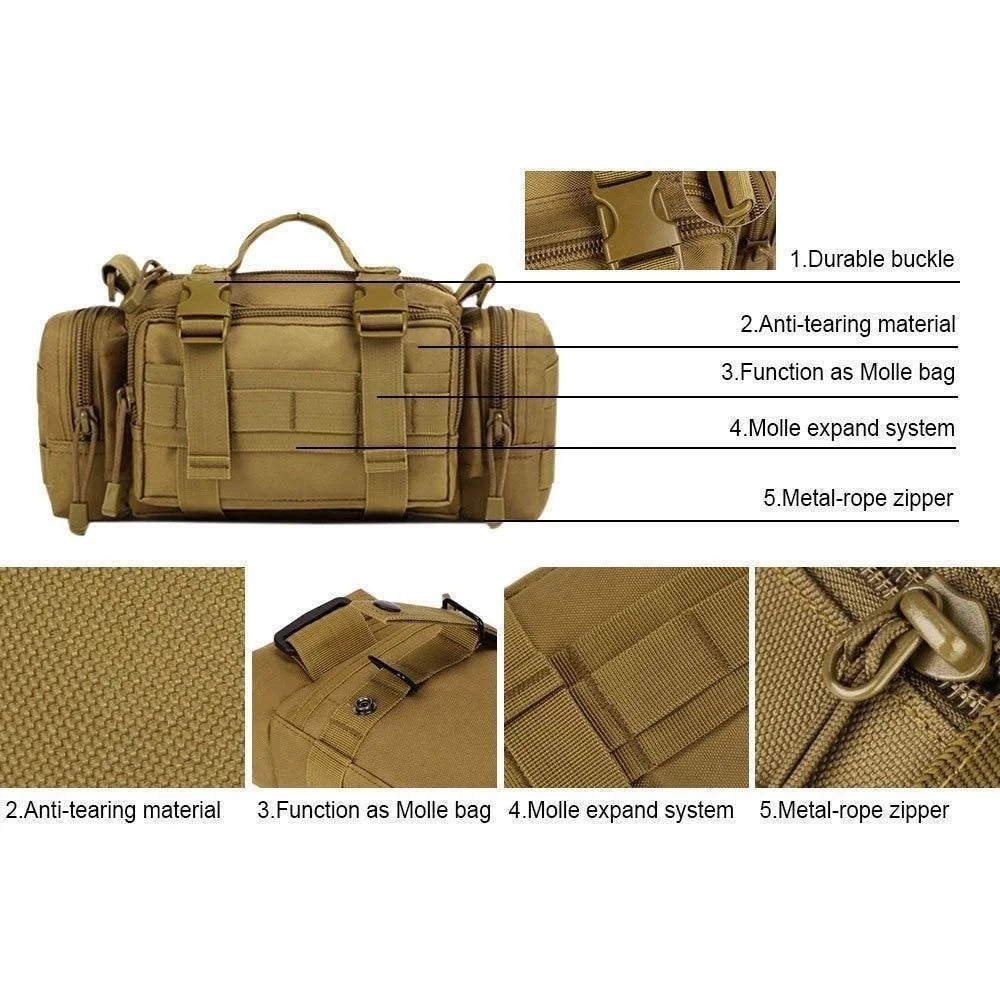 Hiking Waist Bag Outdoor Camping Chest Pack Multifunction Hunting Pouch For Men And Women 3