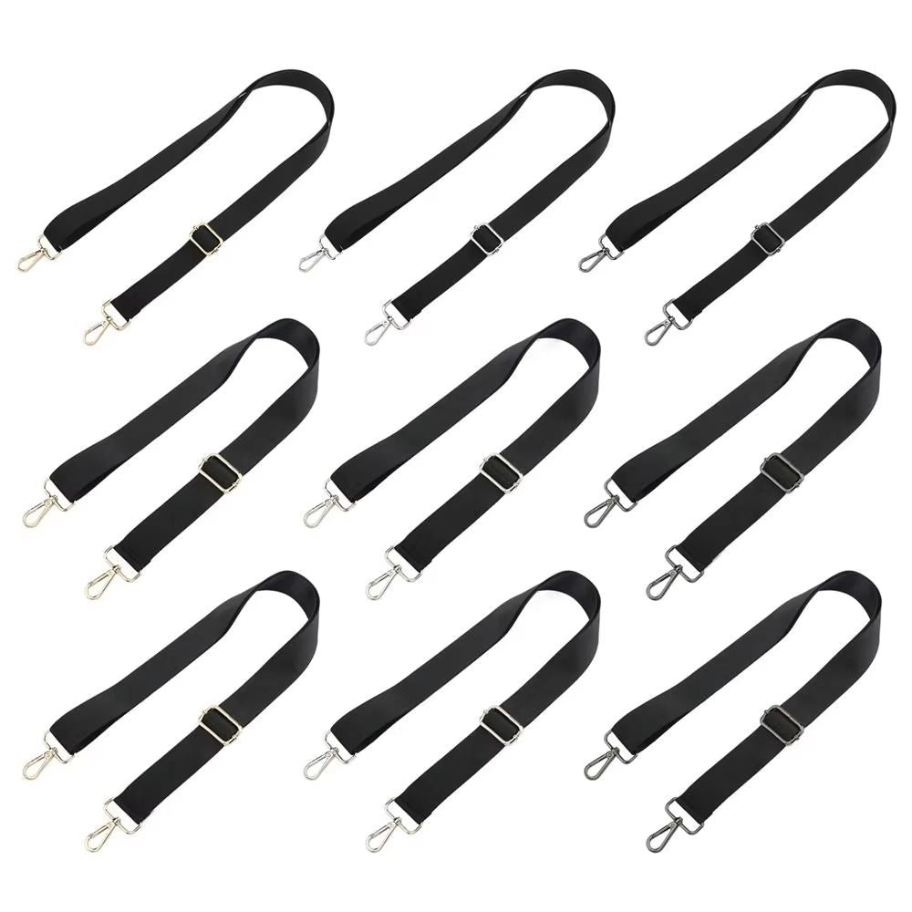 FlexStrap Adjustable Black Nylon Shoulder Bag Strap  Detachable Replacement Belt For Handbags Cross 1